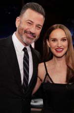 NATALIE PORTMAN at Jimmy Kimmel Live in New York 01/11/2024