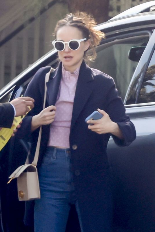 NATALIE PORTMAN Out and About in Hollywood 01/14/2024
