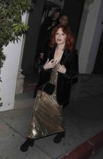 NATASHA LYONNE Arrives at Golden Globe Afterparty at Chateau Marmont in West Hollywood 01/07/2024