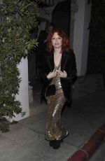 NATASHA LYONNE Arrives at Golden Globe Afterparty at Chateau Marmont in West Hollywood 01/07/2024