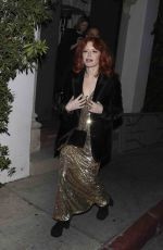 NATASHA LYONNE Arrives at Golden Globe Afterparty at Chateau Marmont in West Hollywood 01/07/2024