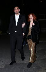 NATASHA LYONNE Arrives at Vas Morgan