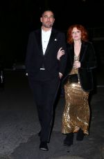 NATASHA LYONNE Arrives at Vas Morgan