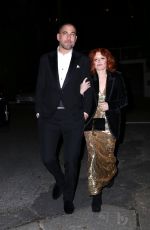 NATASHA LYONNE Arrives at Vas Morgan