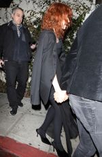 NATASHA LYONNE Arrives at W Magazine