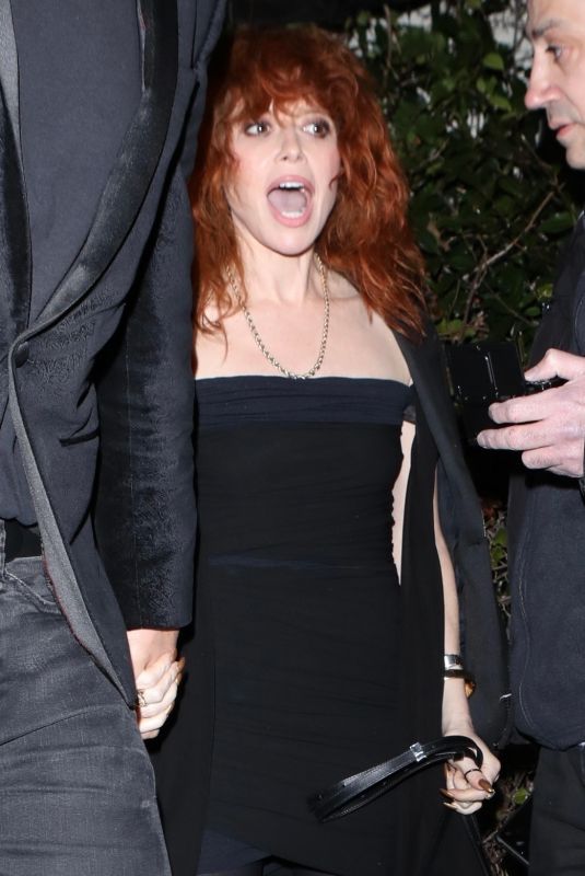 NATASHA LYONNE Arrives at W Magazine