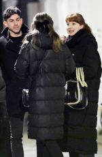 NICOLA ROBERTS and Miitch Hahn Out with Friends in Notting Hill 01/17/2024