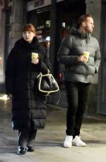 NICOLA ROBERTS and Miitch Hahn Out with Friends in Notting Hill 01/17/2024