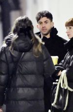 NICOLA ROBERTS and Miitch Hahn Out with Friends in Notting Hill 01/17/2024