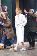 NICOLE KIDMAN on the Set of Babygirl in New York 01/09/2024