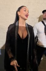NICOLE SCHERZINGER Leaves Her Sunset Boulevard Performance at Savoy Theatre in London 01/03/2024