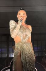 NICOLE SCHERZINGER Performs for New Year Eve in London 12/31/2023