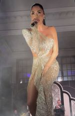 NICOLE SCHERZINGER Performs for New Year Eve in London 12/31/2023