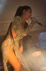 NICOLE SCHERZINGER Performs for New Year Eve in London 12/31/2023
