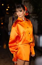 NINA DOBREV Arrives at Patou SS24 Fashion Show at Paris Fashion Week 01/25/2024