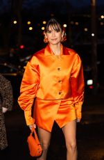 NINA DOBREV Arrives at Patou SS24 Fashion Show at Paris Fashion Week 01/25/2024