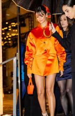 NINA DOBREV Arrives at Patou SS24 Fashion Show at Paris Fashion Week 01/25/2024