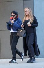 NOOR ALFALLAH Out for Coffee with Her Mom in Los Angeles 01/29/2024