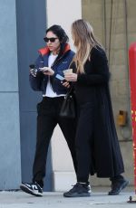 NOOR ALFALLAH Out for Coffee with Her Mom in Los Angeles 01/29/2024