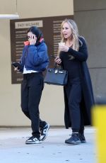 NOOR ALFALLAH Out for Coffee with Her Mom in Los Angeles 01/29/2024