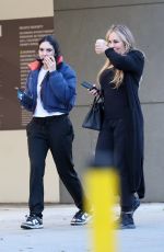 NOOR ALFALLAH Out for Coffee with Her Mom in Los Angeles 01/29/2024