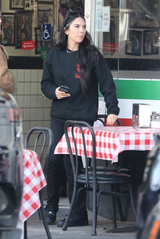 NOOR ALFALLAH Out for Lunch in Beverly Hills 01/22/2024