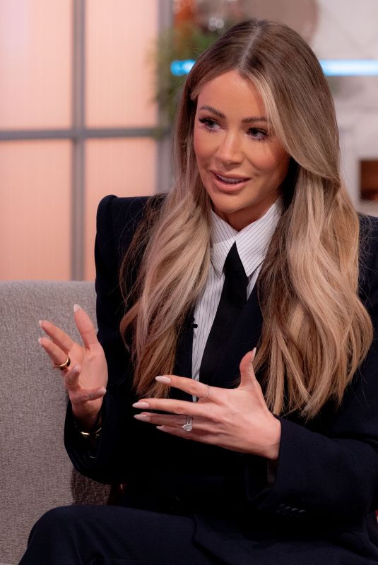 OLIVIA ATTWOOD at Lorraine TV Show in London 01/17/2024