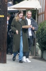 OLIVIA MACKLIN on a Lunch Date at All Time on New Year