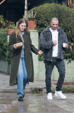 OLIVIA MACKLIN on a Lunch Date at All Time on New Year