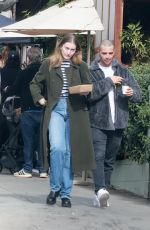OLIVIA MACKLIN on a Lunch Date at All Time on New Year