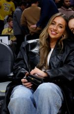 OLIVIA RODRIGO and TATE MCRAE at Los Angeles Lakers vs Brooklyn Nets Game in Los Angeles 01/19/2024
