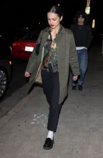 OLIVIA RODRIGO Out for Dinner in Los Angeles 01/10/2024