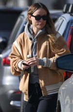 OLIVIA WILDE Heading to a Beauty Salon in Studio City 01/15/2024