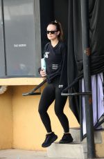 OLIVIA WILDE Leaves a Gym in Los Angeles 01/05/2024