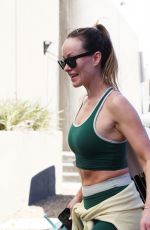 OLIVIA WILDE Leaves a Gym in Los Angeles 01/06/2024