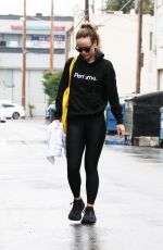 OLIVIA WILDE Leaves a Gym in Los Angeles 01/20/2024