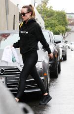 OLIVIA WILDE Leaves a Gym in Los Angeles 01/20/2024
