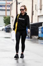 OLIVIA WILDE Leaves a Gym in Los Angeles 01/20/2024