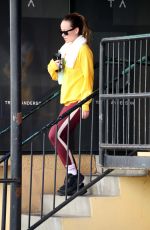 OLIVIA WILDE Leaves a Gym in Los Angeles 01/26/2024