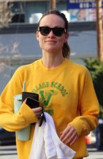 OLIVIA WILDE Leaves a Gym in Los Angeles 01/26/2024