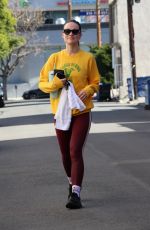 OLIVIA WILDE Leaves a Gym in Los Angeles 01/26/2024