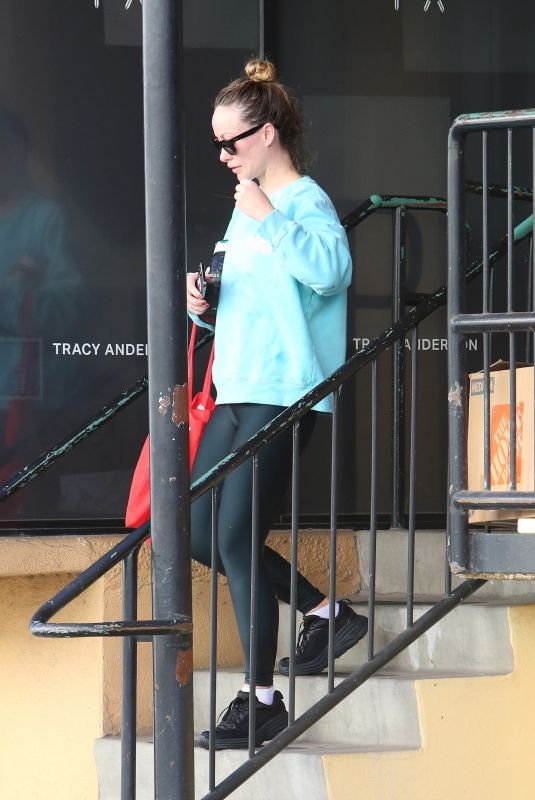 OLIVIA WILDE Leaves a Gym in Studio City 01/02/2024