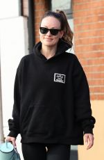 OLIVIA WILDE Leaves a Gym in Studio City 01/11/2024