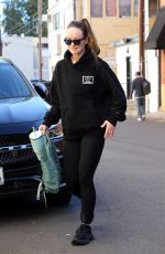OLIVIA WILDE Leaves a Gym in Studio City 01/11/2024
