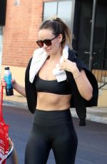 OLIVIA WILDE Leaves a Workout in Los Angeles 01/03/2024