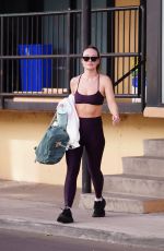 OLIVIA WILDE Leaves a Workout in Studio City 01/09/2024