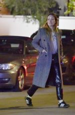 OLIVIA WILDE Night Out in Los Angeles 01/09/2024