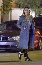 OLIVIA WILDE Night Out in Los Angeles 01/09/2024