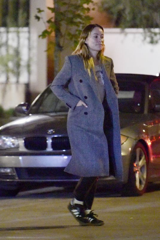 OLIVIA WILDE Night Out in Los Angeles 01/09/2024