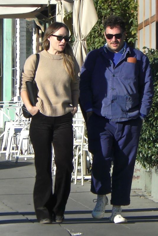 OLIVIA WILDE Out with a Friend in Los Feliz 01/11/2024